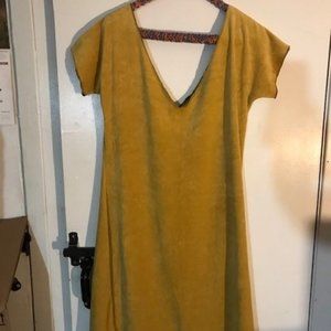 Handmade dress XL yellow/orange